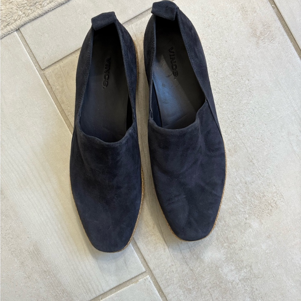 Vince Women's Dark Suede Espadrilles